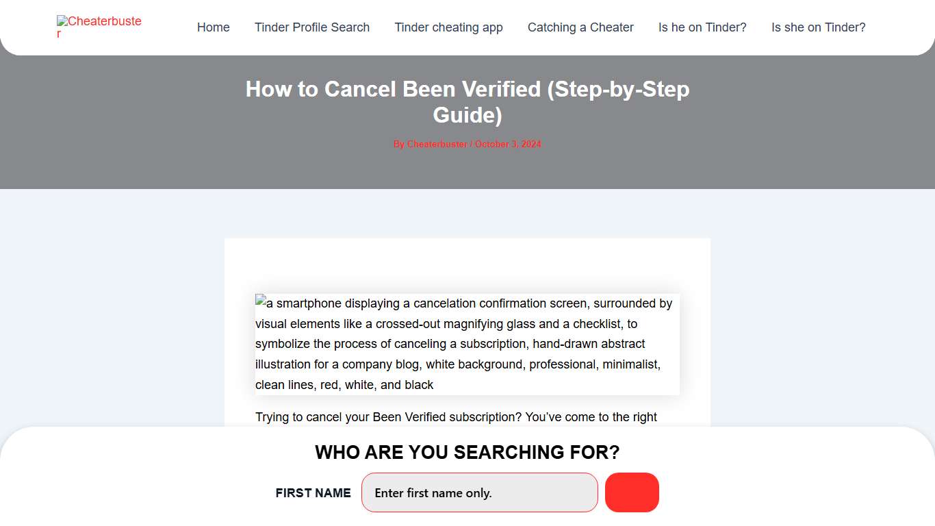 How to Cancel Been Verified: Step-by‑Step Guide - Cheaterbuster